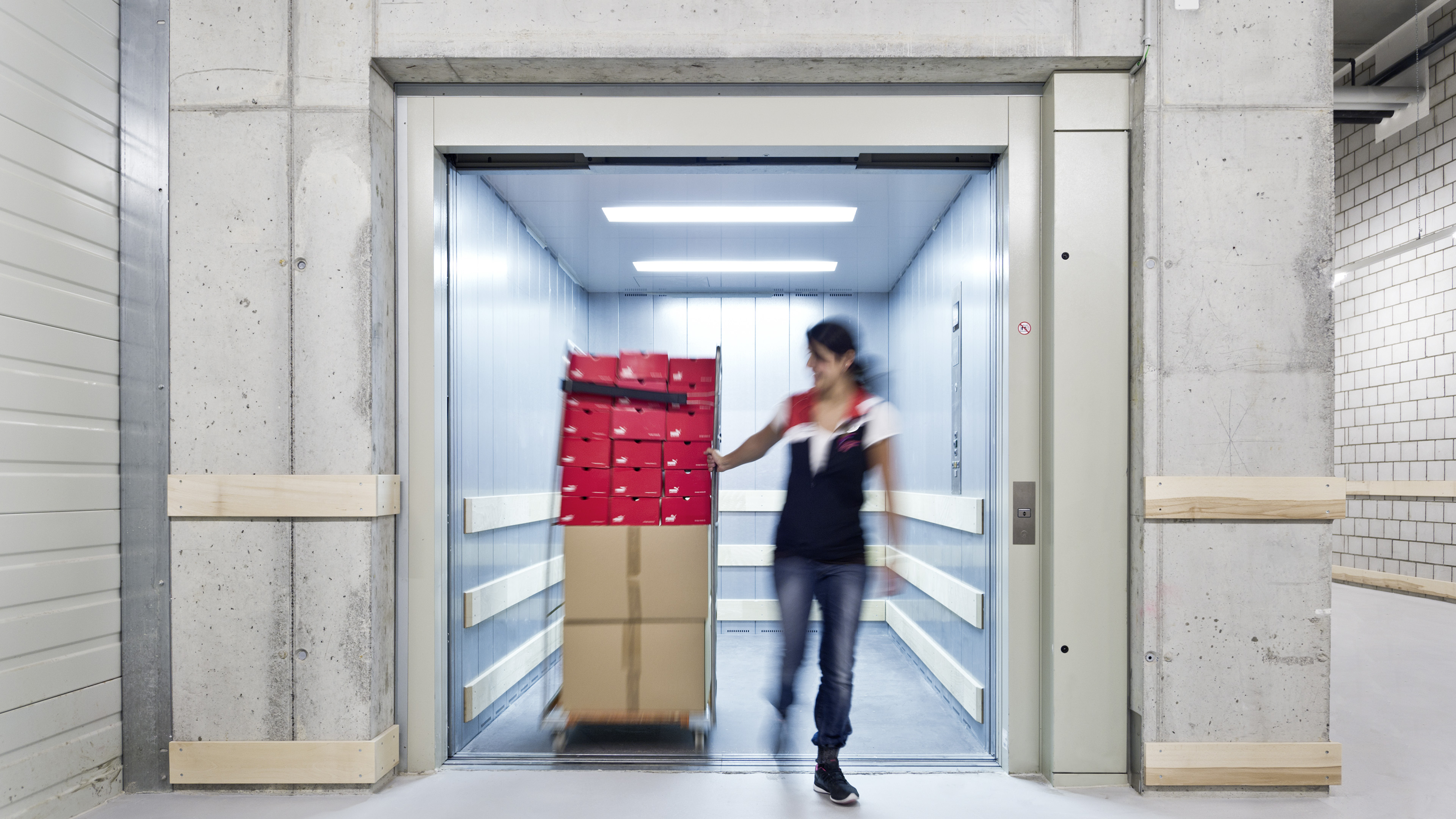 Freight Elevator Interior